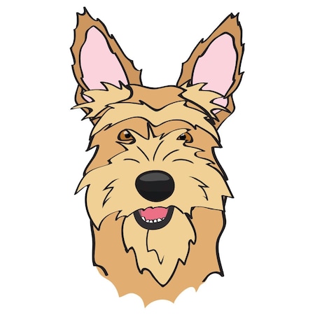 Signmission Berger Picard Dog Decal, Dog Lover Decor Vinyl Sticker D-12-Berger Picard